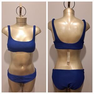 J. Crew Cobalt Blue Two Piece Swimsuit